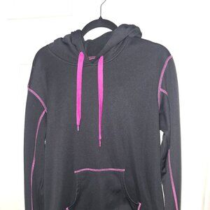 BCG Women's Athletic Black and Pink pull over Hoodie